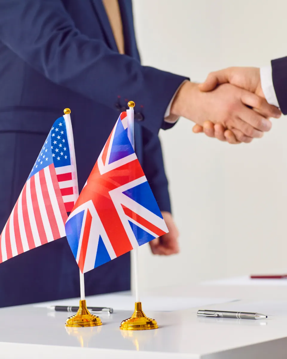 Treaty allocation between the US and UK